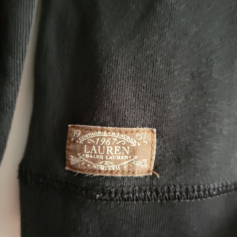 Ralph Lauren Long Sleeve Elbow Patch Tee - Picture 5 of 6